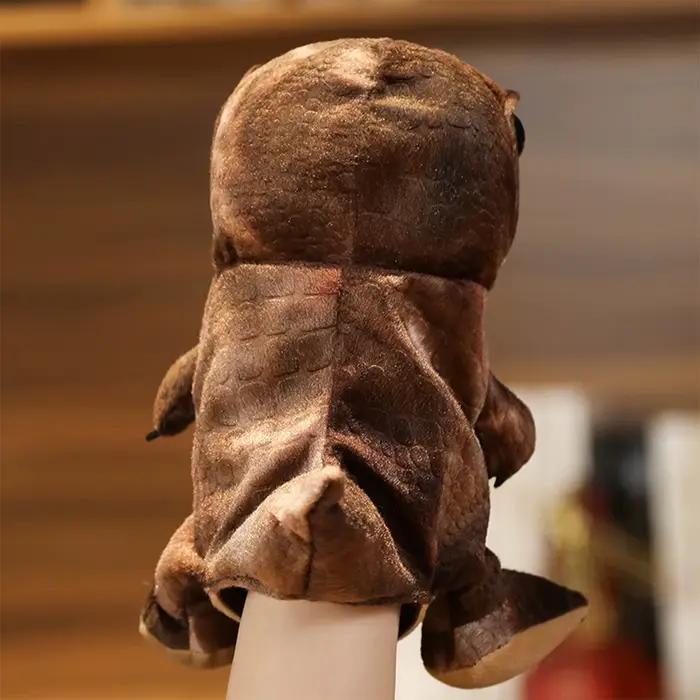 Marionnette à main de dinosaure en peluche pour animal de compagnie