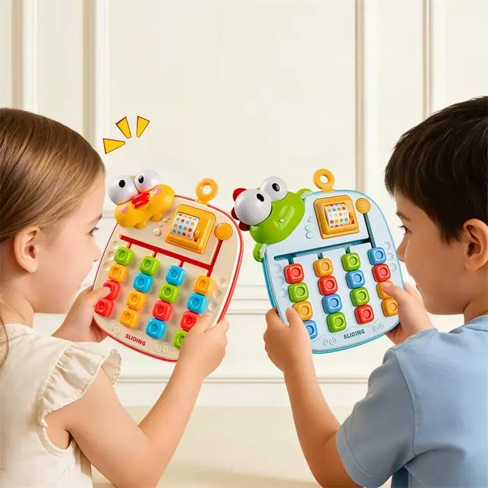 Jeu de puzzle Montessori quatre couleurs à aligner