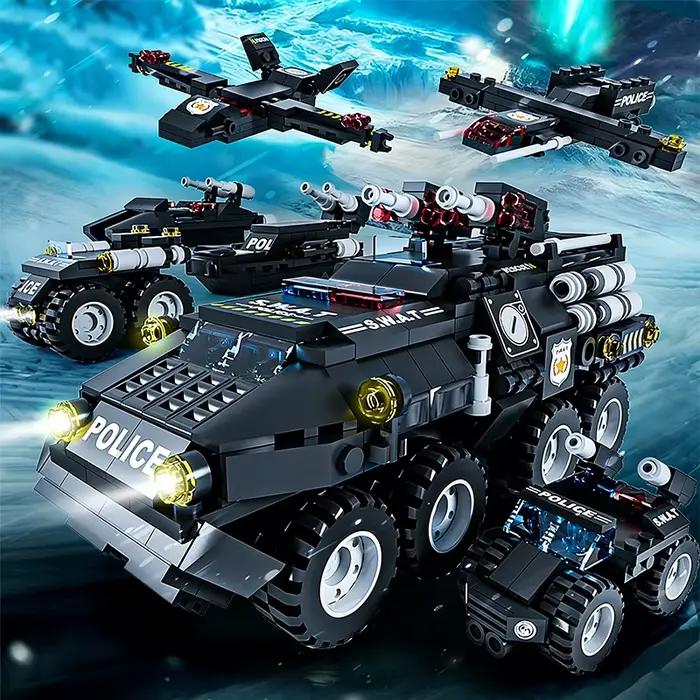 Blocs de Construction militaires 6 en 1