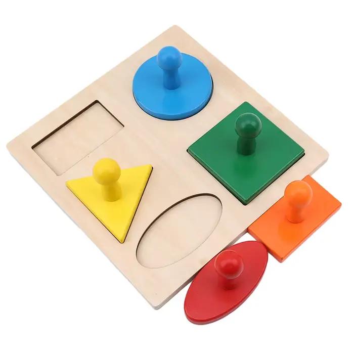 Jouets de Puzzle Montessori en bois