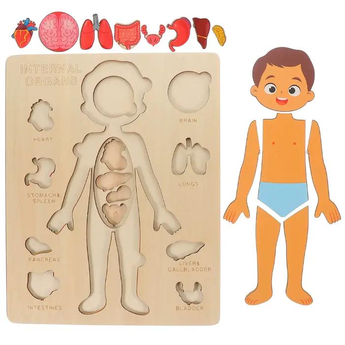 Puzzles Montessori, planche occupée