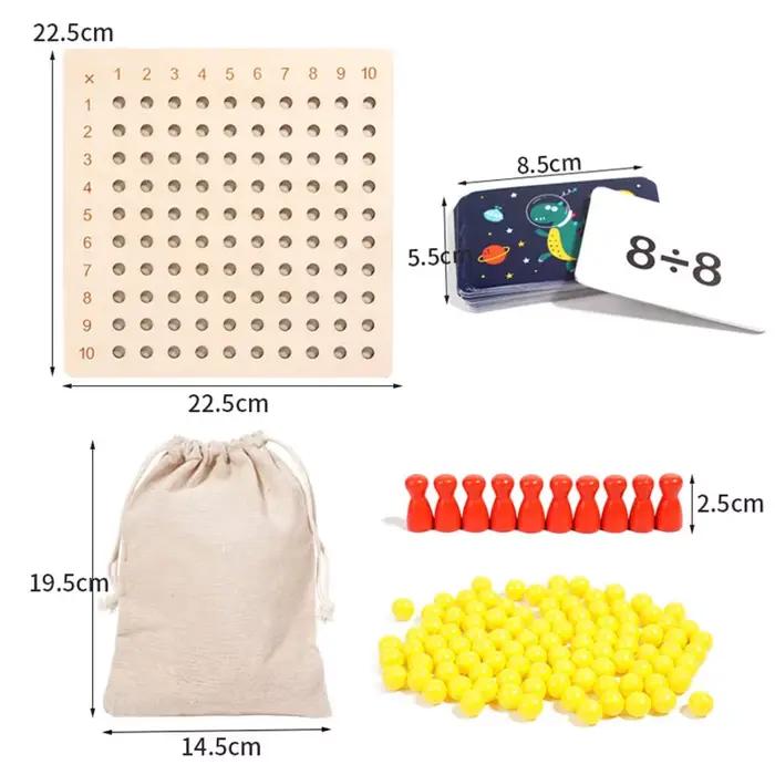 Planche d'apprentissage des maths Montessori pour enfant