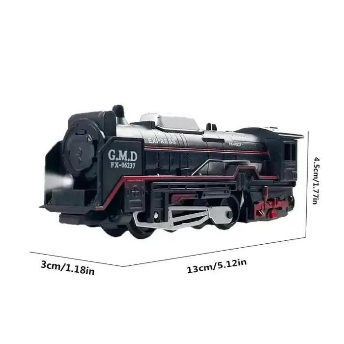 Ensemble de Train de fret électrique classique avec éclairage