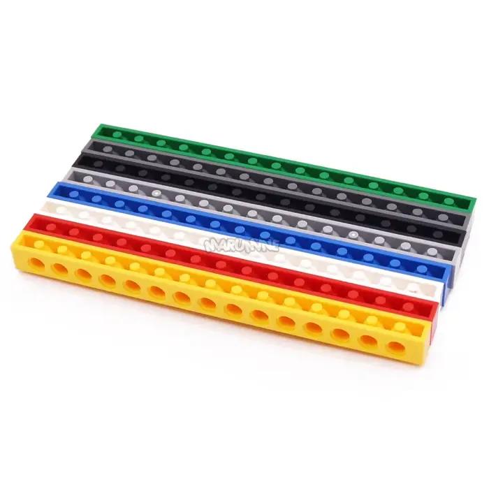 MARUMINE 3703 briques 1x16 bielle épaisse avec trous pièces MOC Construction robotique mécatronique accessoires 10