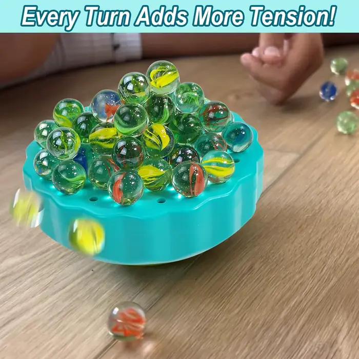 NOUVEAU 2026 Jeu de société interactif multijoueur d'équilibre avec boules de verre à empiler