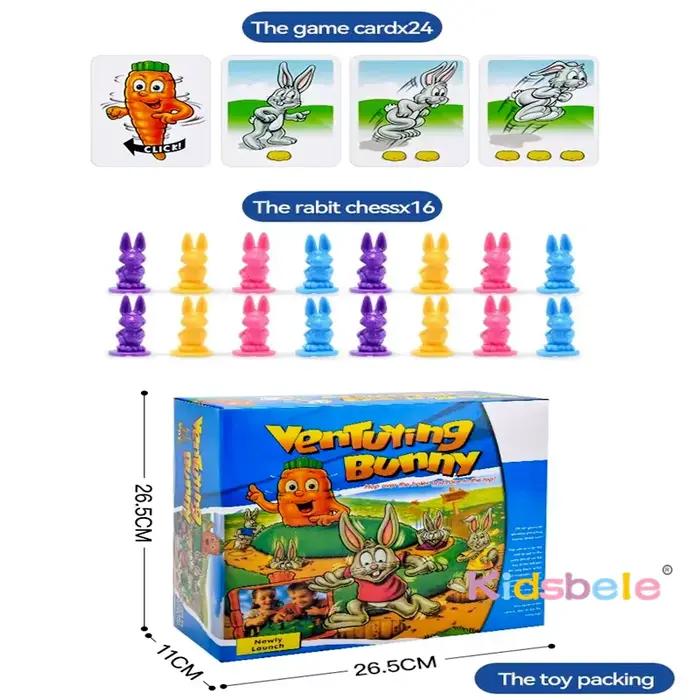 Jeu de course de piège compétitif lapin éducatif drôle puzzle amusant jeu de société de bureau pour parent-enfant occasions spéciales