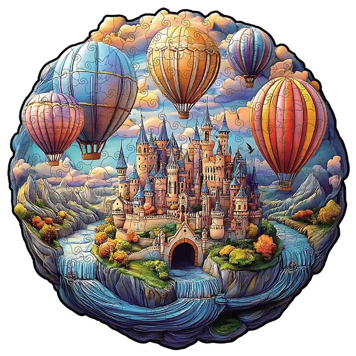 Puzzle en bois pour adultes – Puzzle château de rêve