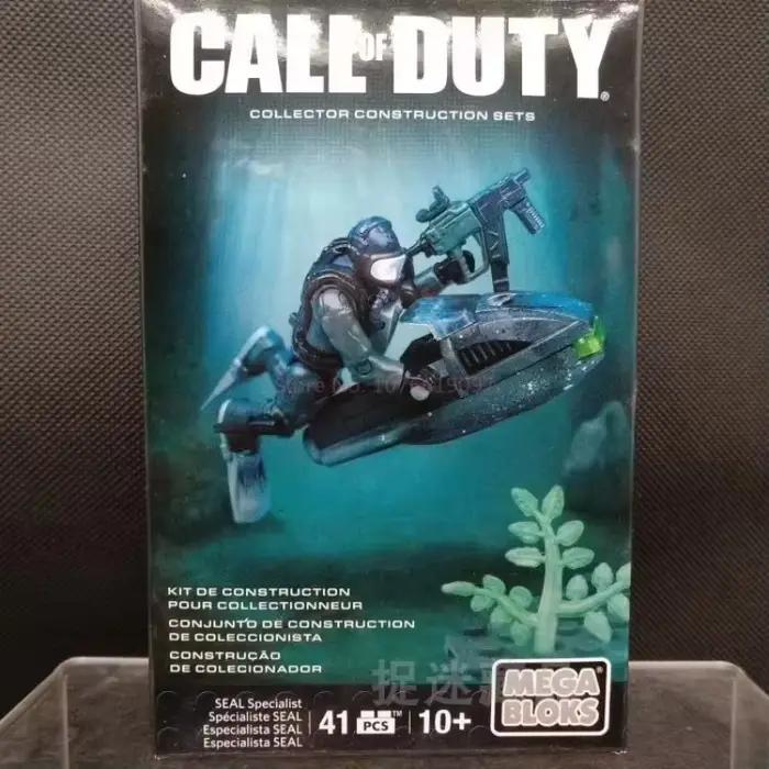 Mega Bloks Call Of Duty – paquet de scène pour une personne, figurine d'action, Expert furtif, Sniper, plongée profonde, cadeau Frogman, en Stock