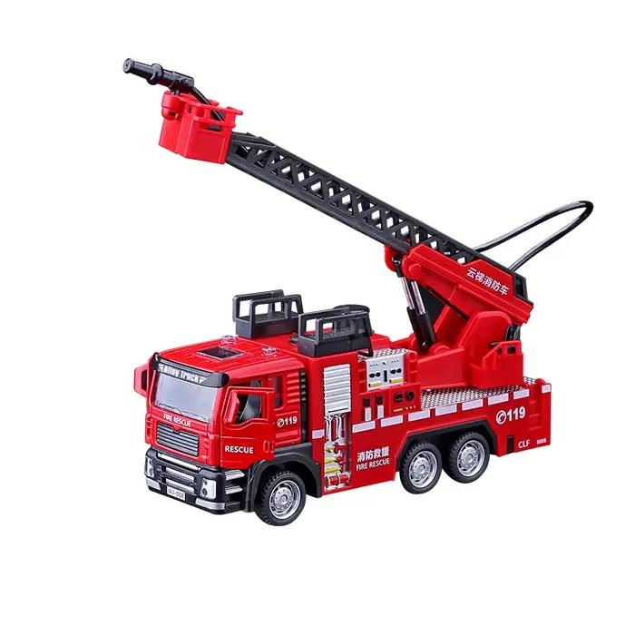 Modèle de voiture de pompiers 1/32 avec son et lumière
