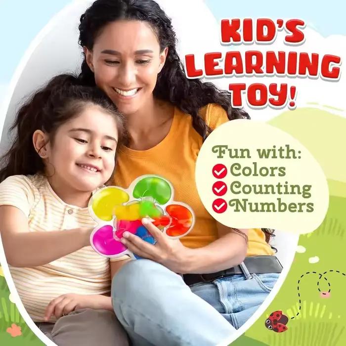 Jouets sensoriels de tri des couleurs