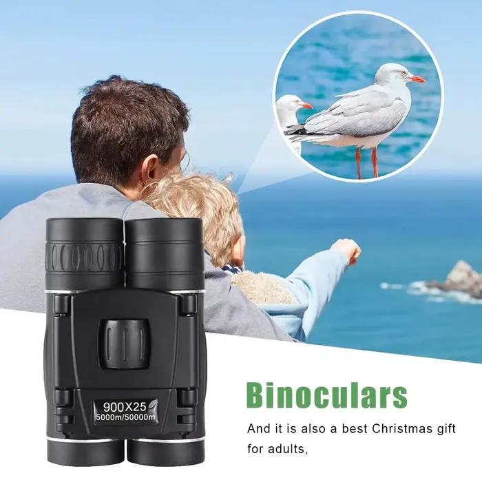 900x25 HD Zoom Portable puissant jumelles longue portée BAK4 télescope