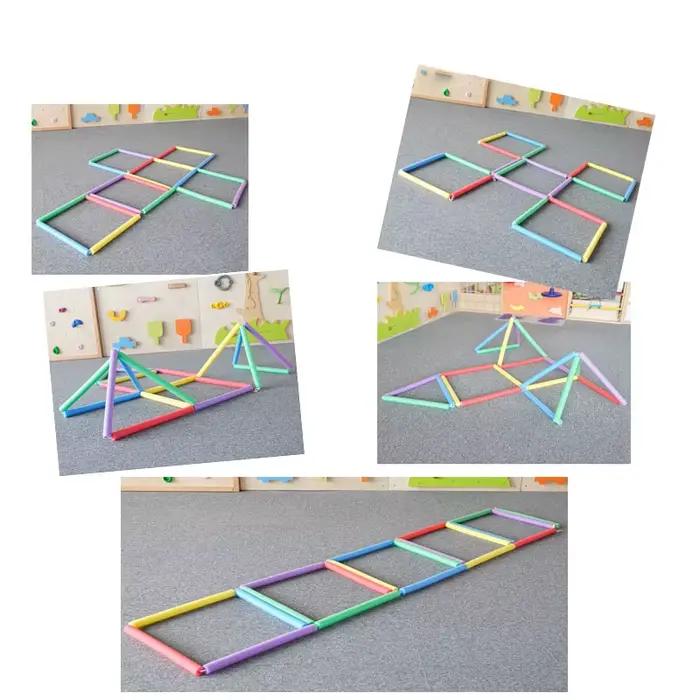 Lapin enfants saut treillis jeu formation Sport jouets mousse bâtons bébé jeu sensoriel à l'extérieur intérieur jouet