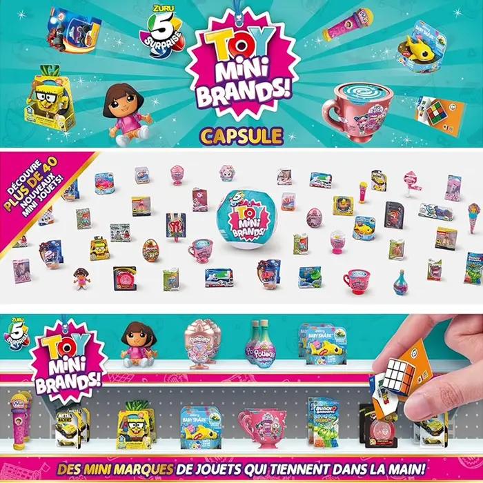 Zuru 5 Surpise Toys Myster Toy Mini Brands Série 1 Jouets Pets Alive Tortue Modèles Rares à Collectionner Collection Centre Commercial