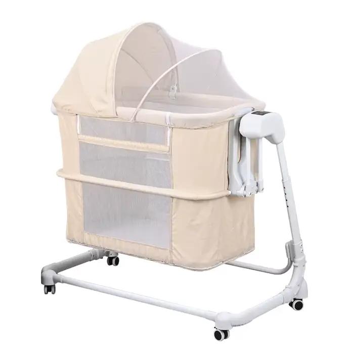 Berceau bébé Portable balançoire électrique enfant lits multifonctionnel pliant nouveau-né