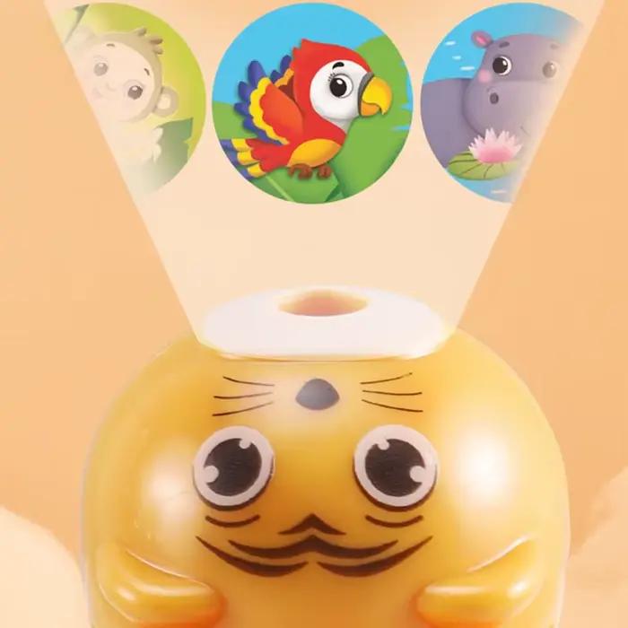 Nouveauté pour enfants petit jouet lampe de poche de Projection lumineuse bébé éducation précoce dessin animé motif amusant kaléidoscope cadeau de vacances
