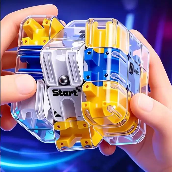 Casse-tête 3D Difficile : Labyrinthe Cube de Logique pour Adultes et Enfants – Défi IQ et Jeu de Résolution de Problèmes