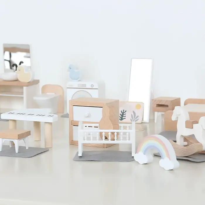 Maison de jeu en bois, ensemble de jouets