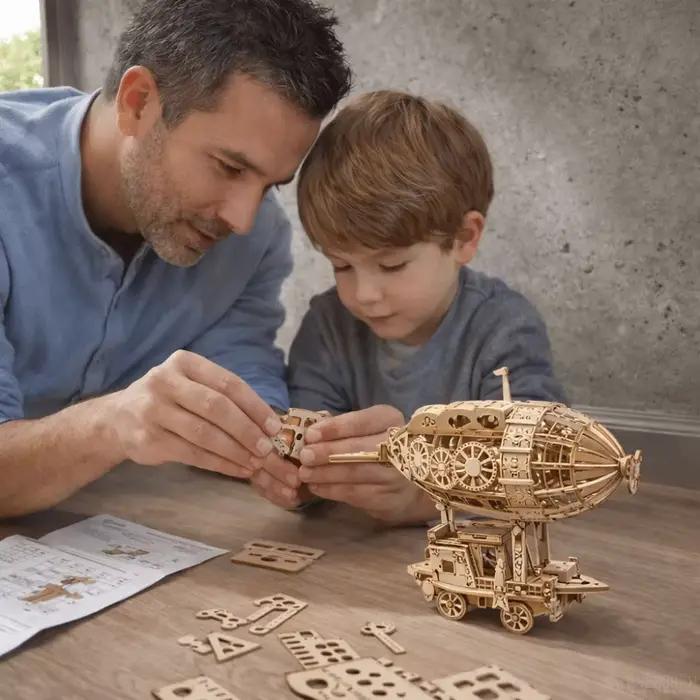 Maquette d'airship en bois à construire