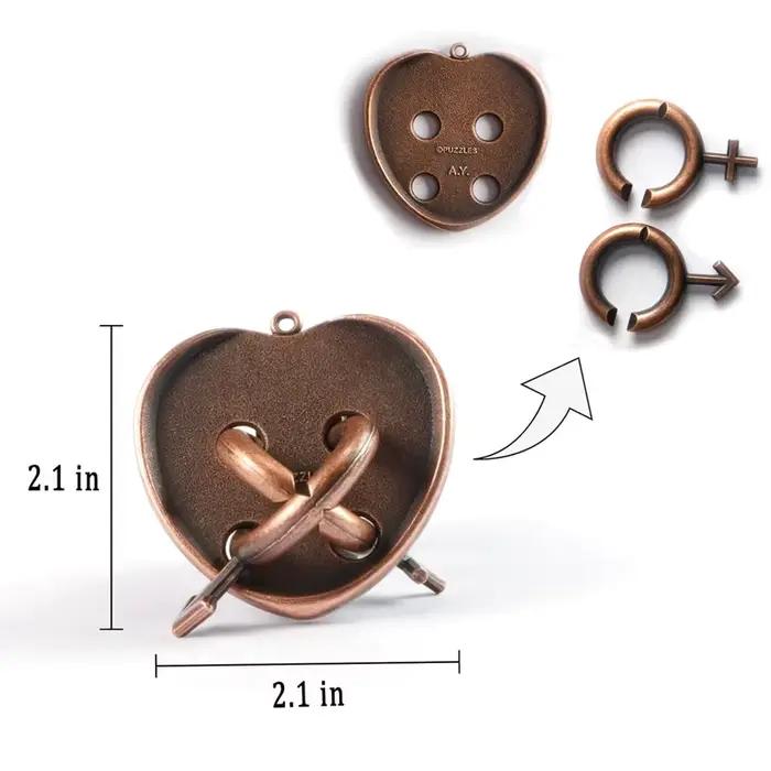 Puzzles de désenchevêtrement Iq pour adultes et enfants
