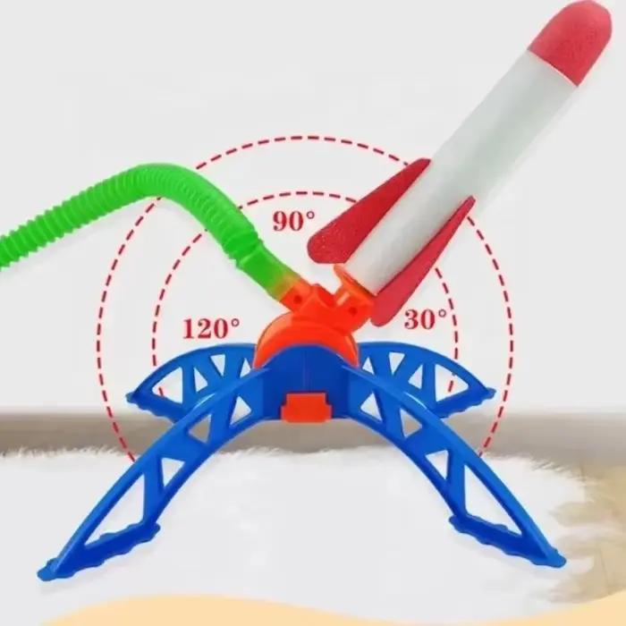 Coquette sublante intérieure et extérieure pour enfants, lancement de frappe de pied en plein air, activité de jeu interactive, fusée volante