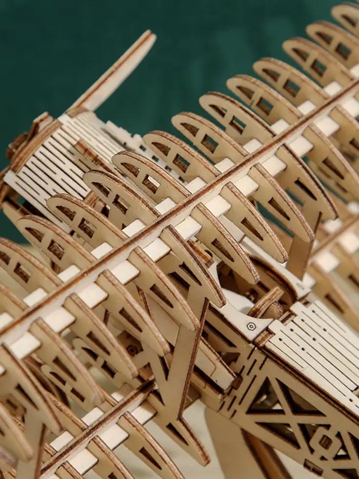 Puzzle 3D en bois, bricolage artisanal