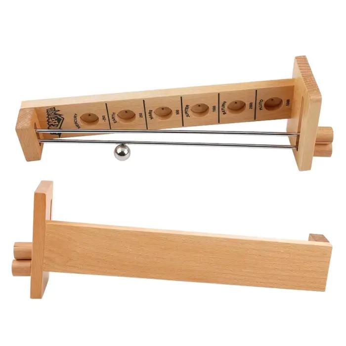 Jeu de tirer la lune en bois gris clair pour enfants et adultes occasionnelles compétitions familiales extérieures et intérieures