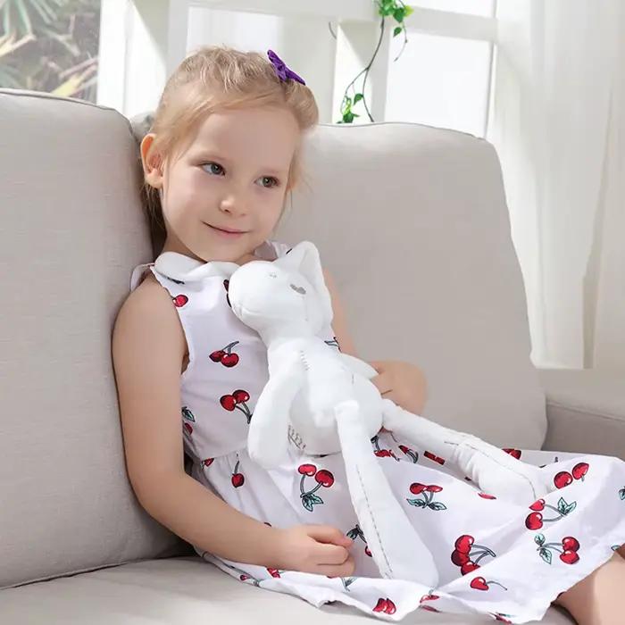 Marionnette à main de lapin en peluche pour bébé