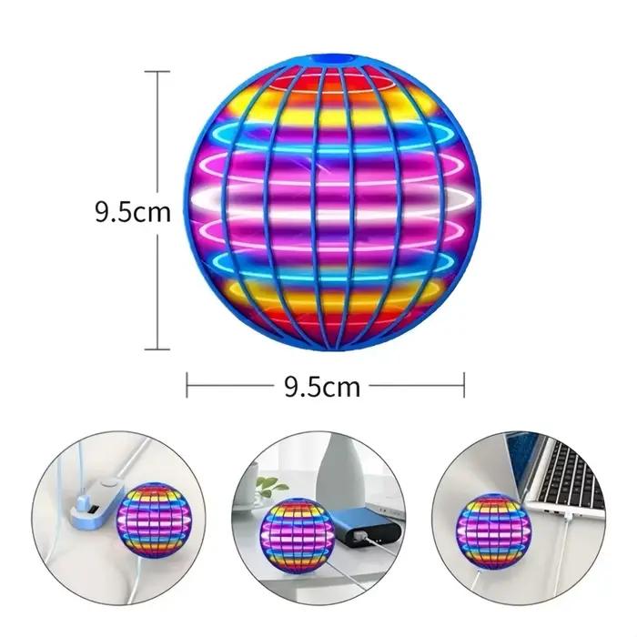 Balle volante jouet 2025 contrôlée à la main Boomerang Hover Ball jouets Fidget Flying Spinner avec lumières magiques