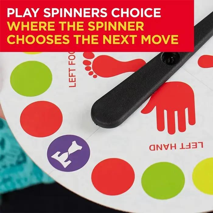 Jeu de société Twister - Jouets interactifs de sport de groupe pour l'intérieur et l'extérieur