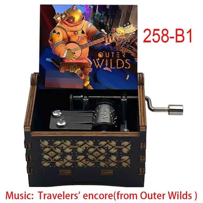 Boîte à musique Encore pour voyageurs de musique, 18 notes, cadeau d'anniversaire de noël pour les Fans de jeux, décorations de bureau pour amis