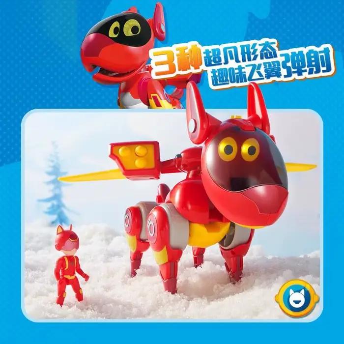Dessin animé Petronix défenseurs transformant la Machine animaux jouet figurines modèle Collection ornements enfants cadeaux de noël