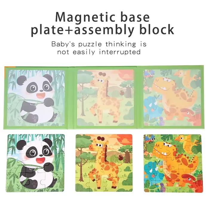 Jeux de puzzle magnétiques pour enfants