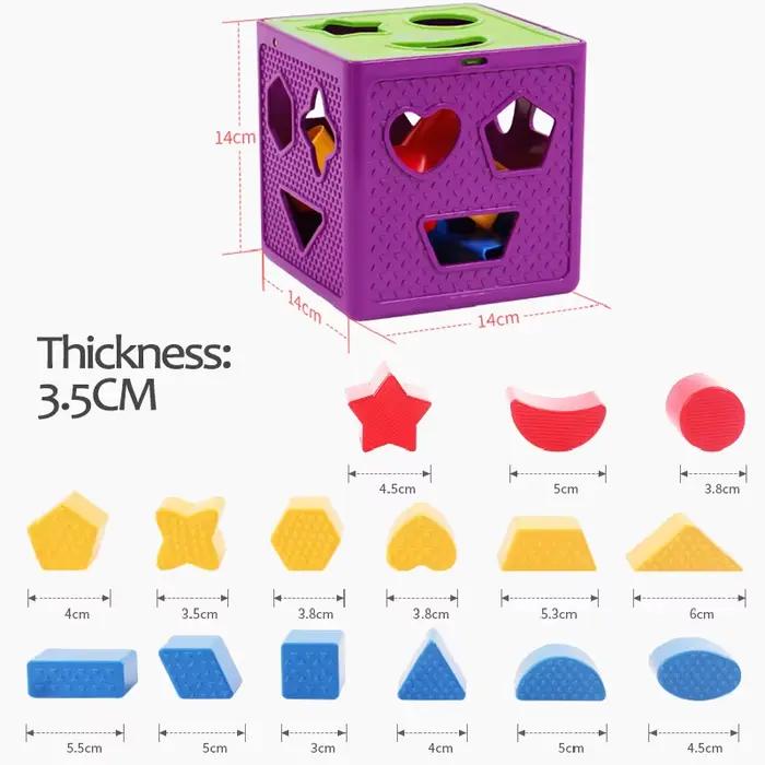 Trieur de formes de blocs pour bébé
