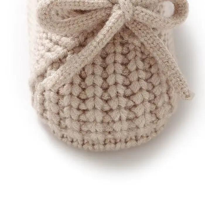 Chaussures de bébé tricotées pour nouveau-né de 0 à 18 mois