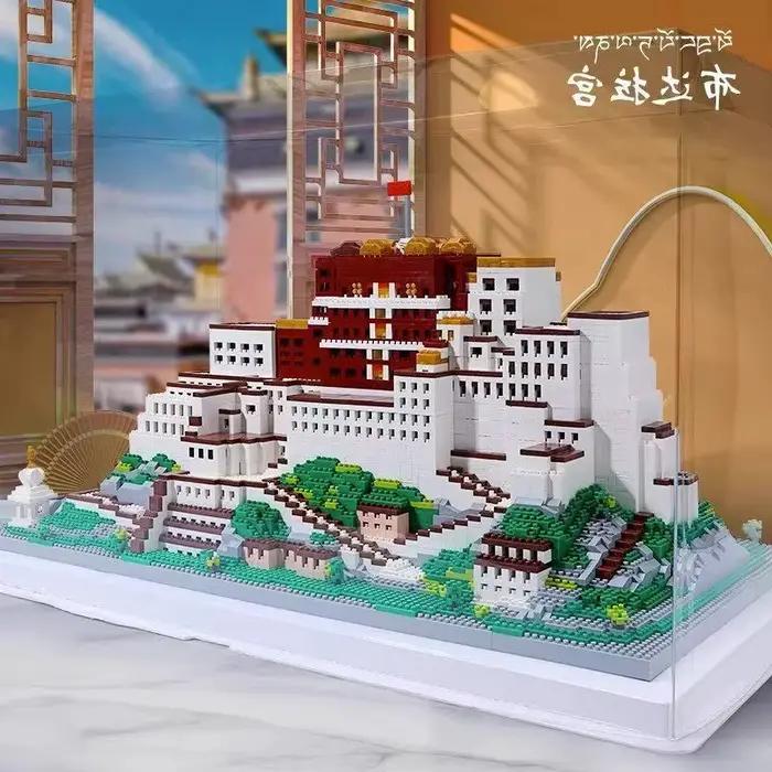 Modèle de construction du palais du Potala en Chine