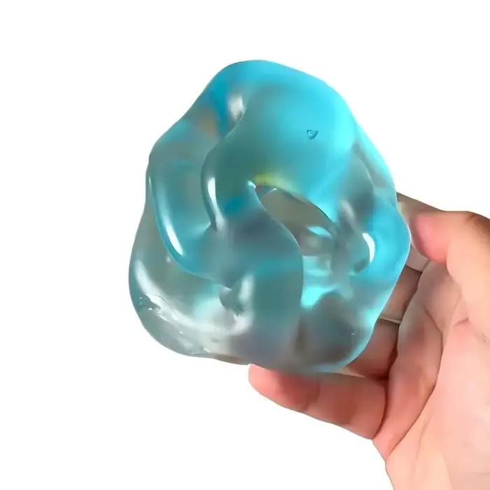 Jouets spongieux en maltose bleue