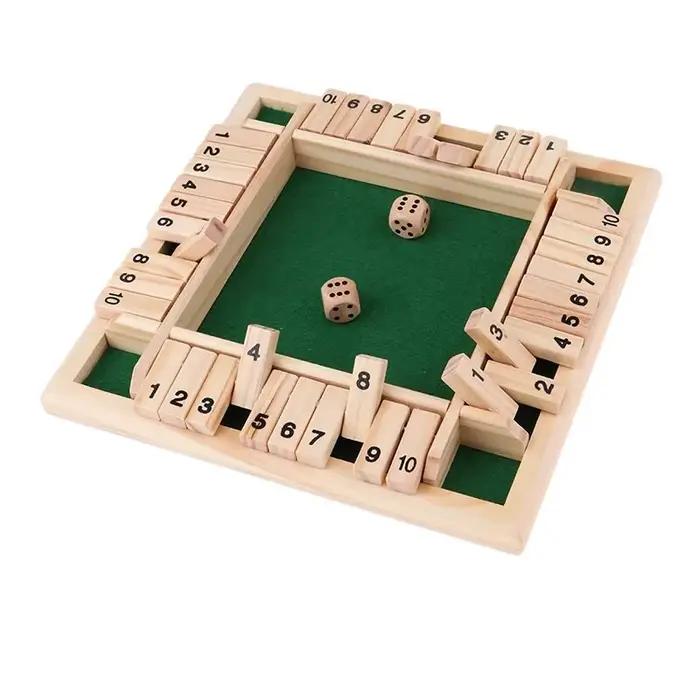 Jeu de société de luxe à quatre faces