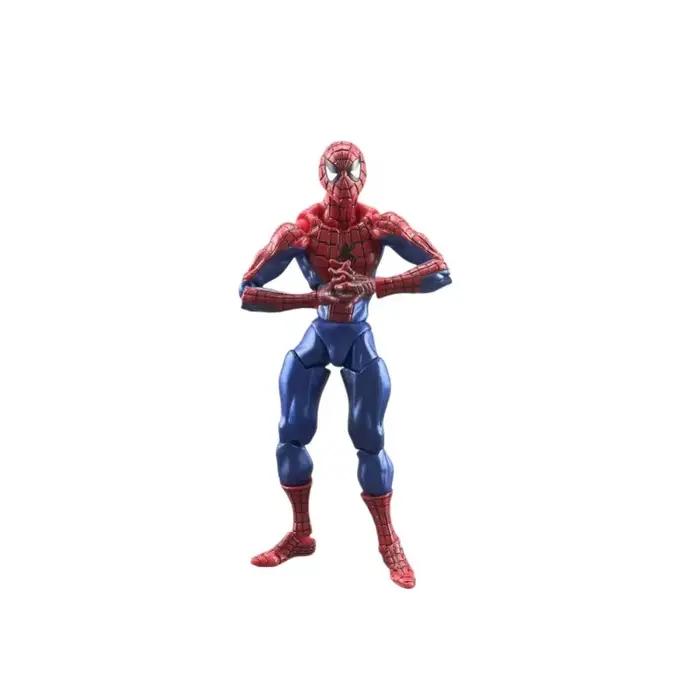 Figurine articulée Spider-Man, pièces interchangeables en PVC, modèle de collection, décoration de bureau, idéale pour les fans d'anime