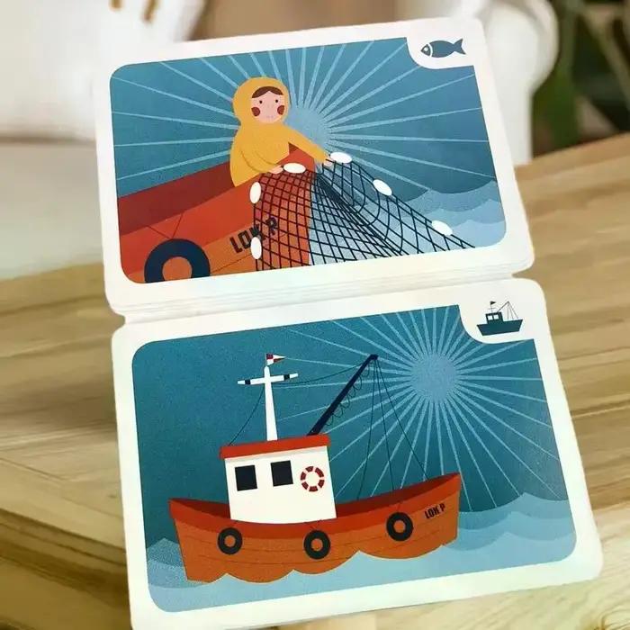 "Jeu de société de pêche unique pour les amis – Jeu de cartes de divertissement idéal pour 3-5 joueurs"
