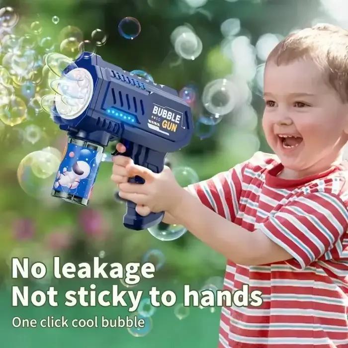 Pistolet à bulles électrique automatique pour enfants