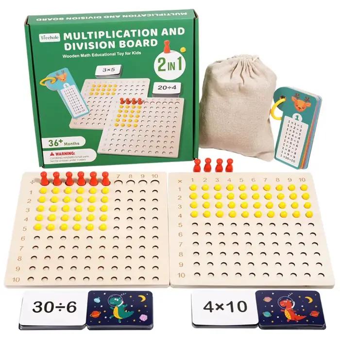Planche d'apprentissage des maths Montessori pour enfant
