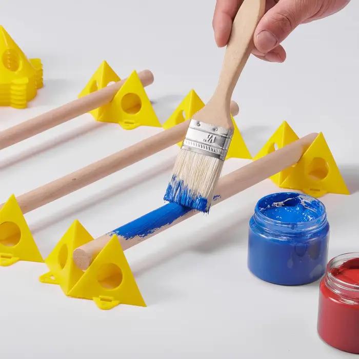Mini-trépieds de support pyramidaux pour le travail du bois, supports de peinture triangulaires, blocs de coussin, ensembles d'outils auxiliaires