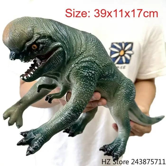 Grand jouet sonore en caoutchouc souple Dinosaures Distortus Rex Aetonyx Mosasaurus Titanosaurus Spinosaurus Mutadons – Cadeau pour garçons et enfants