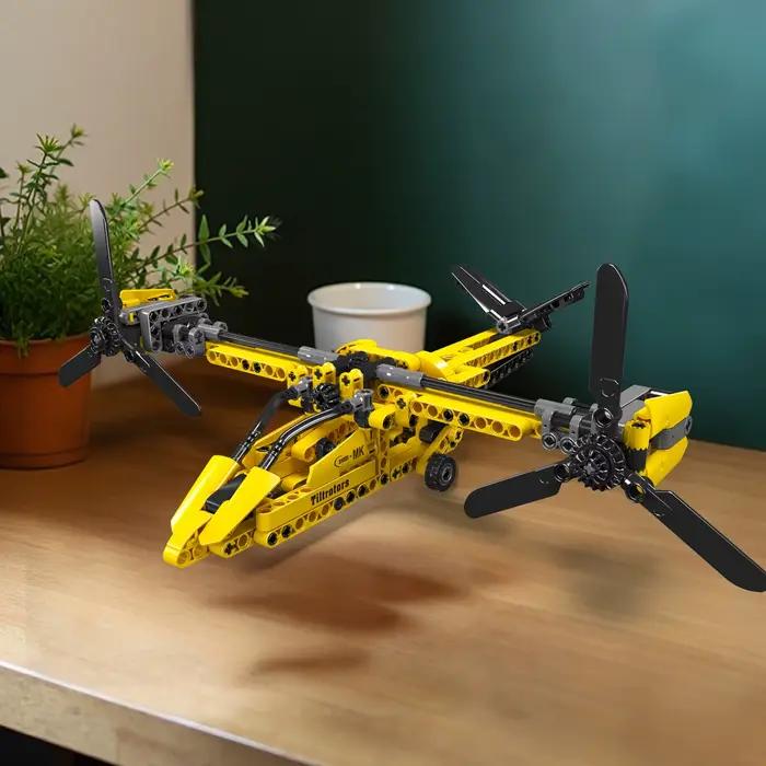 Mould King 24051 blocs de construction d'avion inclinable