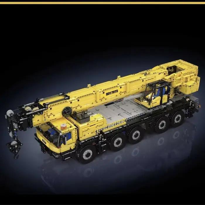 Mould King 17073 17074 Voiture technique télécommandée LTM 1110 Grue de construction en blocs