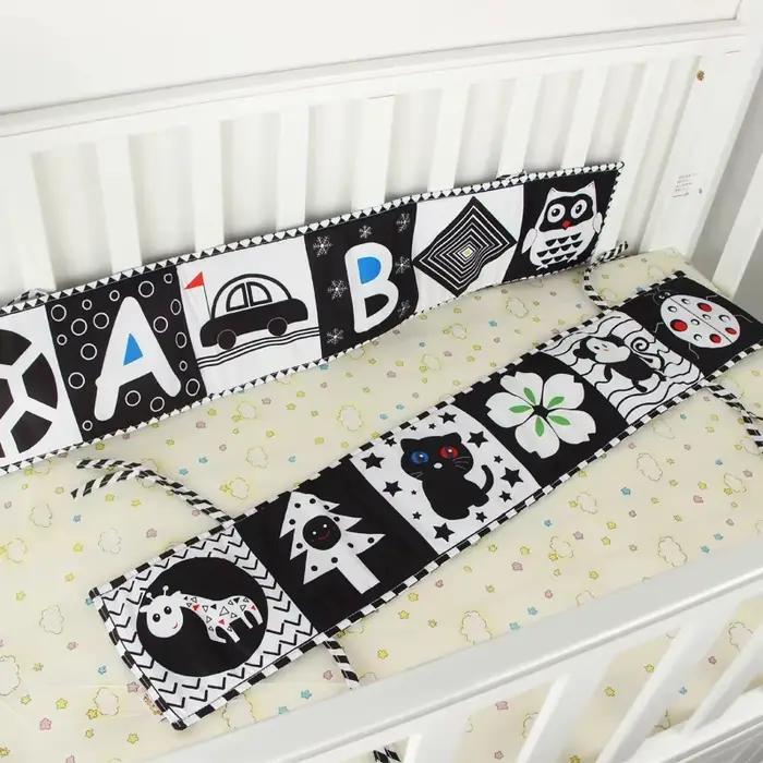 Livre sensoriel en tissu pour bébé de 0 à 12 mois