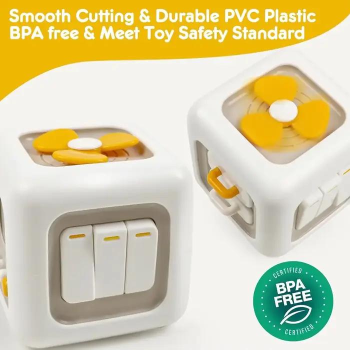 Cube d'activité multifonctionnel thématique transport pour enfants apprentissage sensoriel jouet éducatif montessori occasion voyage et fêtes