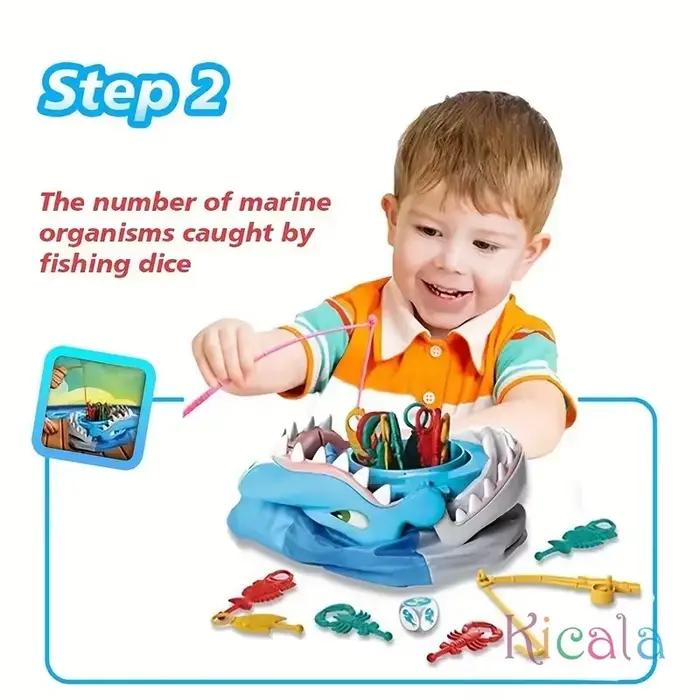 Jeu familial de morsure de requin