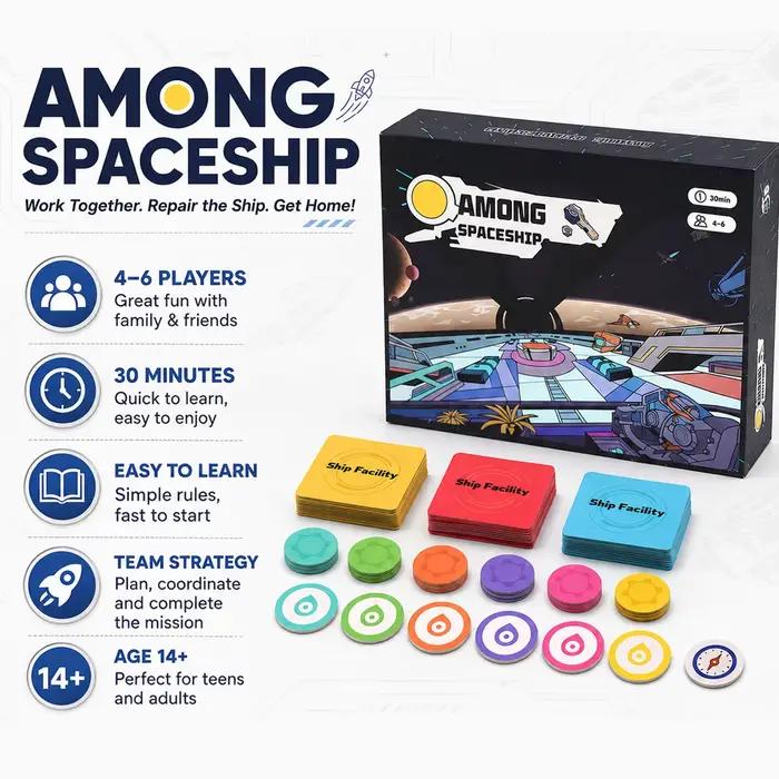Jeu de cartes coopératif Space Repair