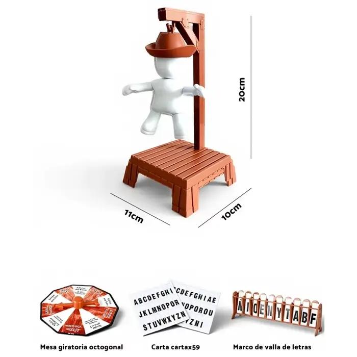 Le divertissement multijoueur hangman jeu de société de devinettes de mots version espagnole et anglaise fêtes d'interaction parent-enfant